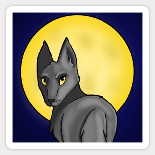 Wolf Moon Sticker